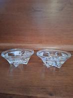 Royal Leerdam kristallen kandelaars, Antiek en Kunst, Antiek | Glas en Kristal, Ophalen of Verzenden