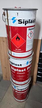 3x 25 liter emmer Siplast Bitumen Primer, 20 liter of meer, Ophalen, Nieuw, Overige kleuren