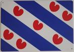 Friesland Friese vlag reclamebord van metaal wandbord deco, Ophalen of Verzenden, Deco Noord, Info@deconoord.nl, Monetpassage 19 Emmen