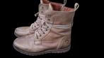 Travelin Erquy dames leren enkellaas/veterboots- taupe 42, Bruin, Travelin, Lage of Enkellaarzen, Ophalen of Verzenden