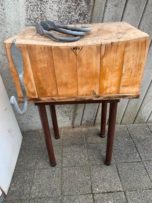 Slagersblok, Huis en Inrichting, Keuken | Keukenbenodigdheden, Gebruikt, Ophalen of Verzenden