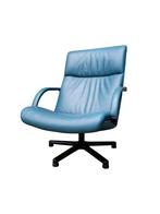 Artifort leren fauteuil, Gebruikt, 75 tot 100 cm, Ophalen of Verzenden, Metaal