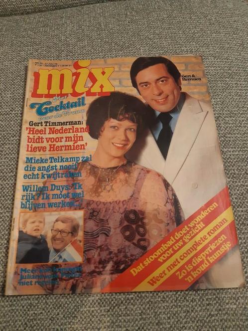 Mix 1979. Gert en Hermien. Mieke Telkamp. Willem Duys. Archi, Verzamelen, Tijdschriften, Kranten en Knipsels, Tijdschrift, 1960 tot 1980
