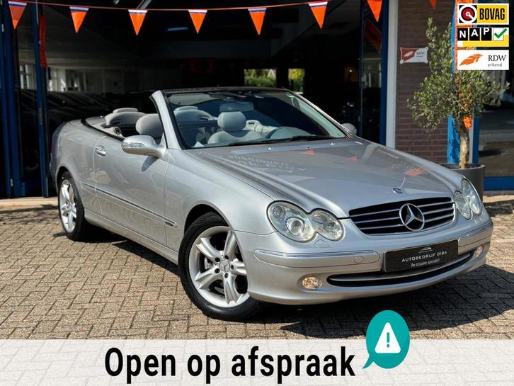 Mercedes-Benz CLK-klasse Cabrio 240 Elegance 2004 AUT Keyles, Auto's, Mercedes-Benz, Bedrijf, Te koop, CLK, ABS, Adaptive Cruise Control