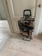 Stevige XL Boodschappenkarretje, 30 cm of meer, Zwart, Zo goed als nieuw, 60 tot 80 cm