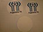 WK voetbal 1978 78 Argentinië logo sticker vintage sport, Verzamelen, Ophalen of Verzenden, Zo goed als nieuw, Sport