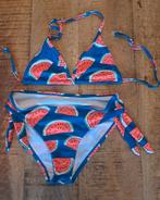 134/140. Leuke bikini in frisse kleuren, maat 134 / 140, Bikiniset, Meisje, Ophalen of Verzenden, Zo goed als nieuw