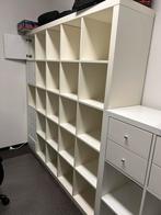 2x Witte Ikea Kallax 5x5 25 Vakken, Huis en Inrichting, Kasten | Boekenkasten, Ophalen, Met plank(en), 150 tot 200 cm, Zo goed als nieuw