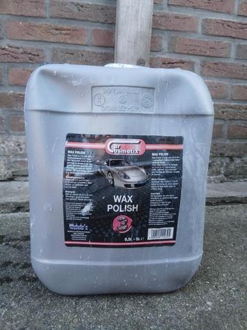 Wax polish van Car Cosmetics, bijna volle jerrycan (plm 9 l) beschikbaar voor biedingen