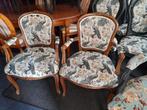 2 x dezelfde mooie dames fauteuile opnieuw gestoffeerd 185ps, Antiek en Kunst, Ophalen