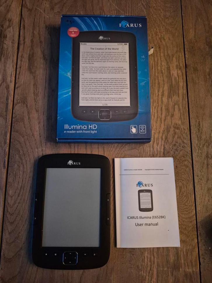 E-reader Icarus Illumina HD, Computers en Software, E-readers, Zo goed als nieuw, Touchscreen, Ophalen of Verzenden