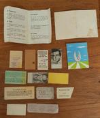 Oude Bus- Trein- en Entreekaarten '50-'60, Verzamelen, Spoorwegen en Tramwegen, Ophalen of Verzenden, Gebruikt, Bus of Metro, Kaart of Prent