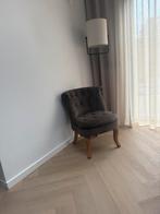 Brocante fauteuil legergroen, Ophalen, Zo goed als nieuw, 50 tot 75 cm