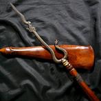 Tombak Speer Cacing Kanil Sona Kinatah Pamor Keleng TNI74, Antiek en Kunst, Verzenden