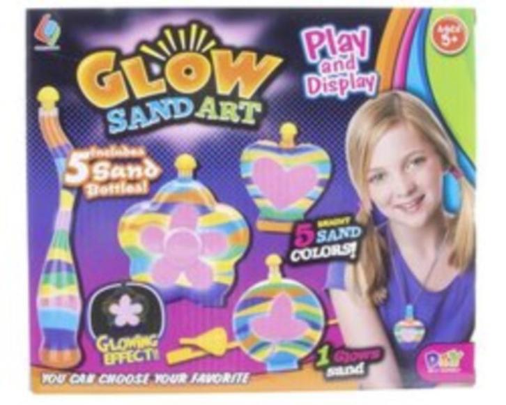 Zandkunst in flesje glow in the dark FCB, Kinderen en Baby's, Speelgoed | Educatief en Creatief, Nieuw, Knutselen, Ophalen of Verzenden