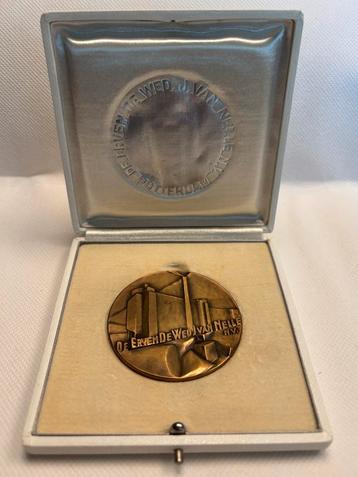 Van Nelle jubileumpenning 25 jaar dienst 1939–1964 bronzen beschikbaar voor biedingen