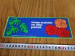sticker bloemen en planten een ideaal geschenk bloemisten B, Ophalen, Zo goed als nieuw, Bedrijf of Vereniging