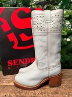 Nieuwe gave vintage laars met blokhak sendra maat 37, Blauw, Nieuw, Ophalen of Verzenden, Sendra