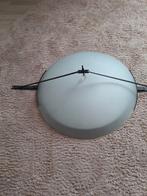 Mooie Plafondlamp - Glas en Metaal, Ophalen, Zo goed als nieuw, Glas, Modern