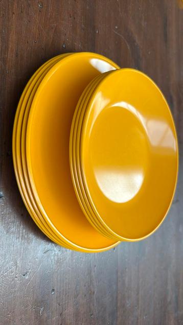 Retro mepal camping servies oranje/geel melamine retro beschikbaar voor biedingen