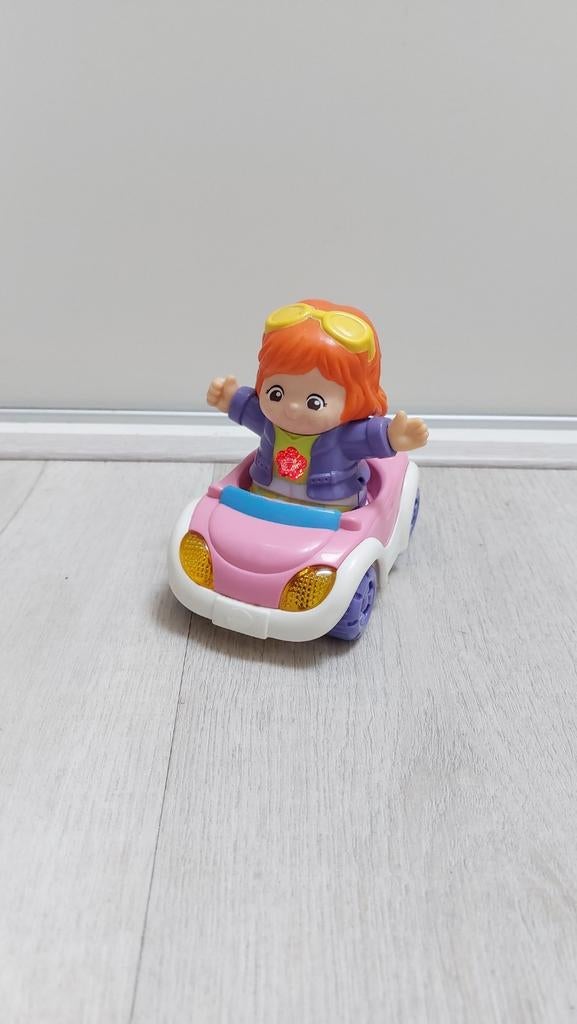 Vtech vrolijke vriendjes Kim met cabrio, Ophalen of Verzenden, Zo goed als nieuw