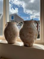 Twee keramieken vazen, Huis en Inrichting, Minder dan 50 cm, Gebruikt, Ophalen of Verzenden, Aardewerk of Porselein