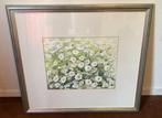 aquarel (bloemen) in lijst, Ophalen of Verzenden