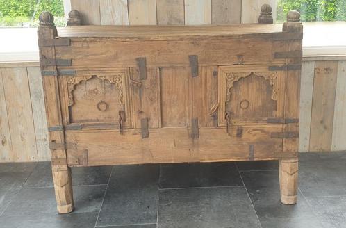 India dressoir, teakhout, aura peeperkorn, Huis en Inrichting, Kasten | Dressoirs, Nieuw, 25 tot 50 cm, Teakhout, Ophalen