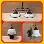 208. Twee Hang Lampen en een Wandlamp Drie stuks, Huis en Inrichting, Lampen | Wandlampen, Ophalen of Verzenden