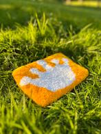 tapijt Mini Crown tuting rug handmade carpet, Nieuw, Ophalen of Verzenden, Minder dan 10 m², Wit