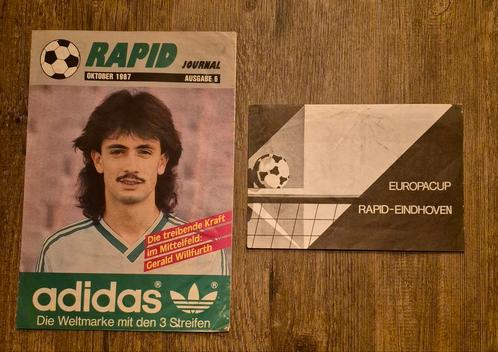 SK Rapid Wien vs PSV  /  Programmaboekje seizoen 1987-1988, Verzamelen, Sportartikelen en Voetbal, Gebruikt, Overige typen, PSV