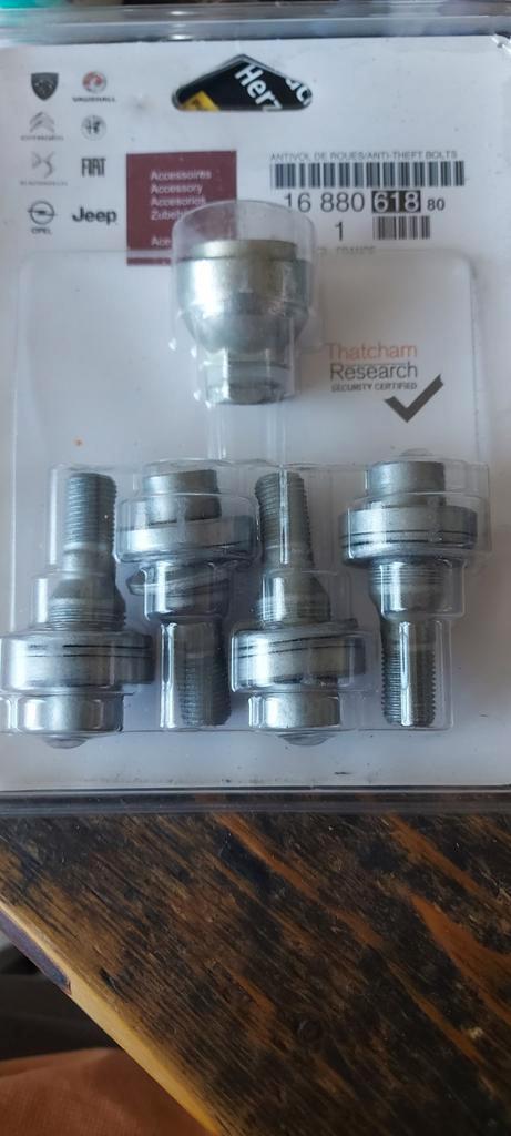 Herz Slotbouten Set - Antidiefstal Wielbouten Nieuw, Auto diversen, Anti-diefstal, Nieuw, Ophalen of Verzenden