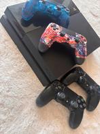 PlayStation 4 + 4 Controllers (2 Custom), Ophalen, Original, Met 3 controllers of meer, 500 GB