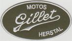 Motos Gillet Herstal stoffen opstrijk patch embleem, Ophalen of Verzenden, Nieuw