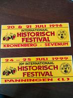 Historisch Festival Stickers - Kronenberg & Panningen, Ophalen of Verzenden, Gebruikt, Auto's