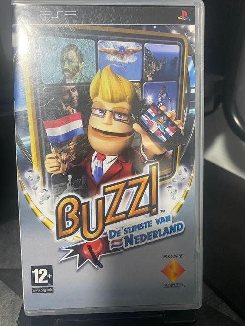 PSP Buzz! De Slimste van Nederland Playstation Portable CIB, Spelcomputers en Games, Games | Sony PlayStation Portable, Gebruikt