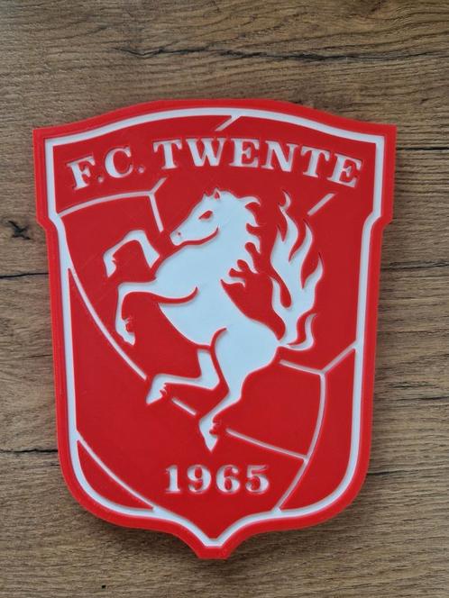 Uniek 3d Fc Twente logo, Verzamelen, Sportartikelen en Voetbal, Nieuw, Beeldje of Poppetje, F.C. Twente, Ophalen of Verzenden