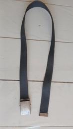 Zwarte stoffen riem 110cm incl gesp, Zwart, Riem of Ceintuur, Gedragen, 105 tot 115 cm
