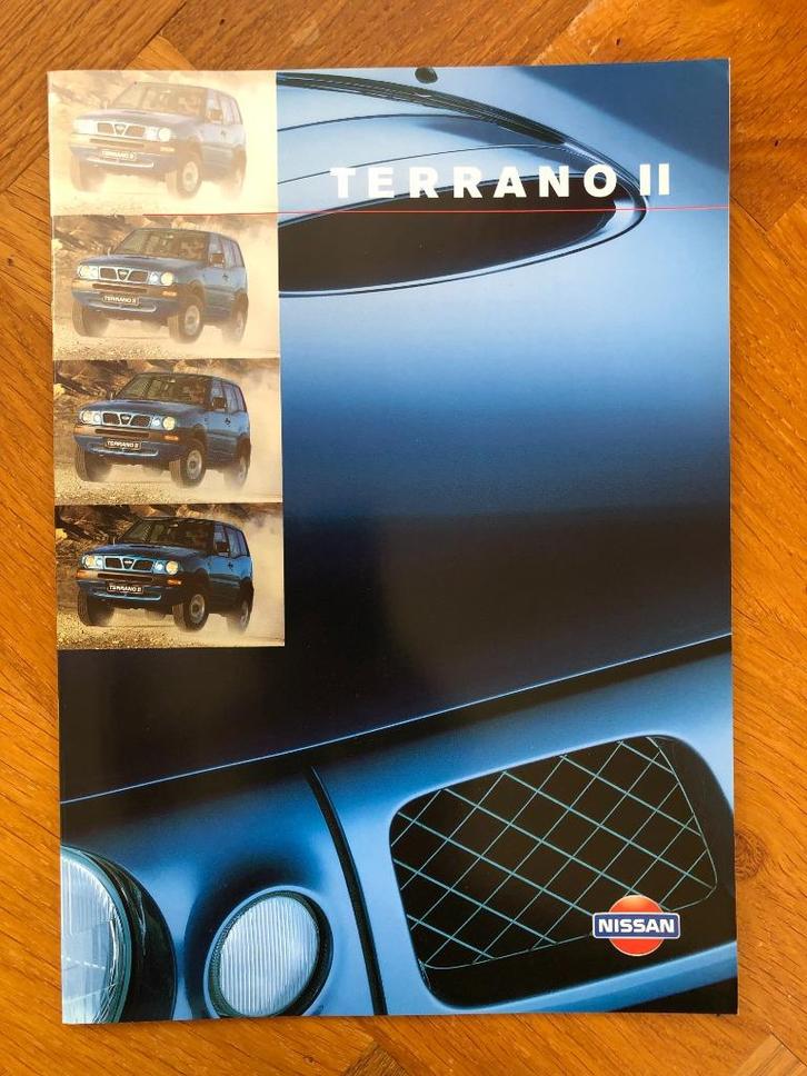Nissan Terrano II folder 1998, Boeken, Auto's | Folders en Tijdschriften, Nieuw, Nissan, Verzenden