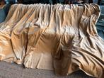 Breed vintage velour / velours gordijn, gevoerd! 250 x 210 h, Gebruikt, 200 cm of meer, Ophalen of Verzenden, 200 cm of meer