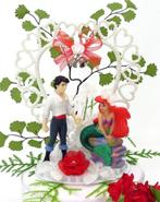 Schitterende mooie Ariel & Eric Disney taarttopper., Ophalen of Verzenden, Nieuw, Versiering, Geboorte of Huwelijk
