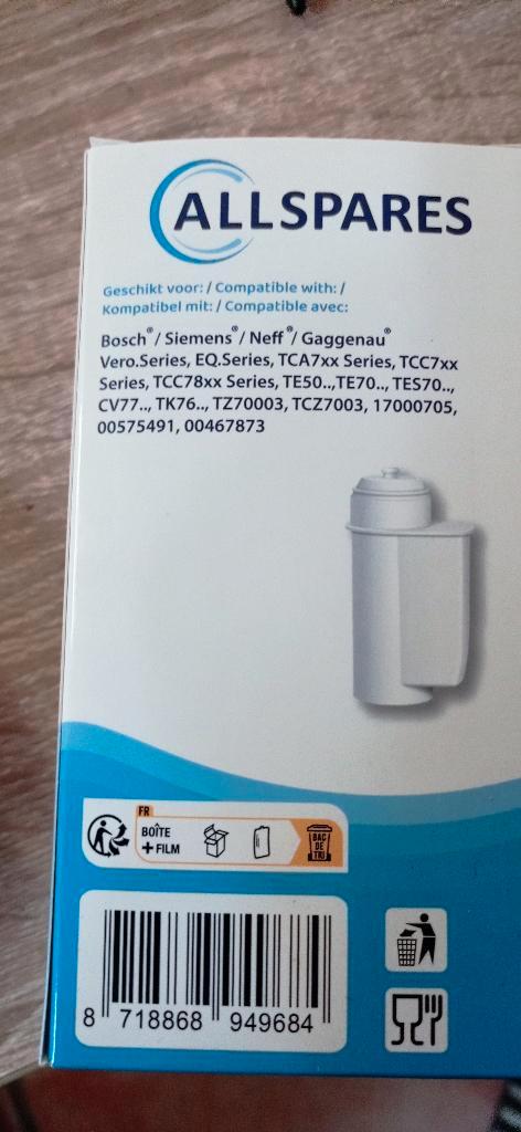 Bosch Siemens eq waterfilters, Witgoed en Apparatuur, Overige Witgoed en Apparatuur, Nieuw, Ophalen