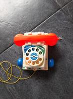 Fisher Price vintage kwebbeltelefoon in goede staat, Ophalen of Verzenden, Gebruikt, Duw- of Trekspeelgoed