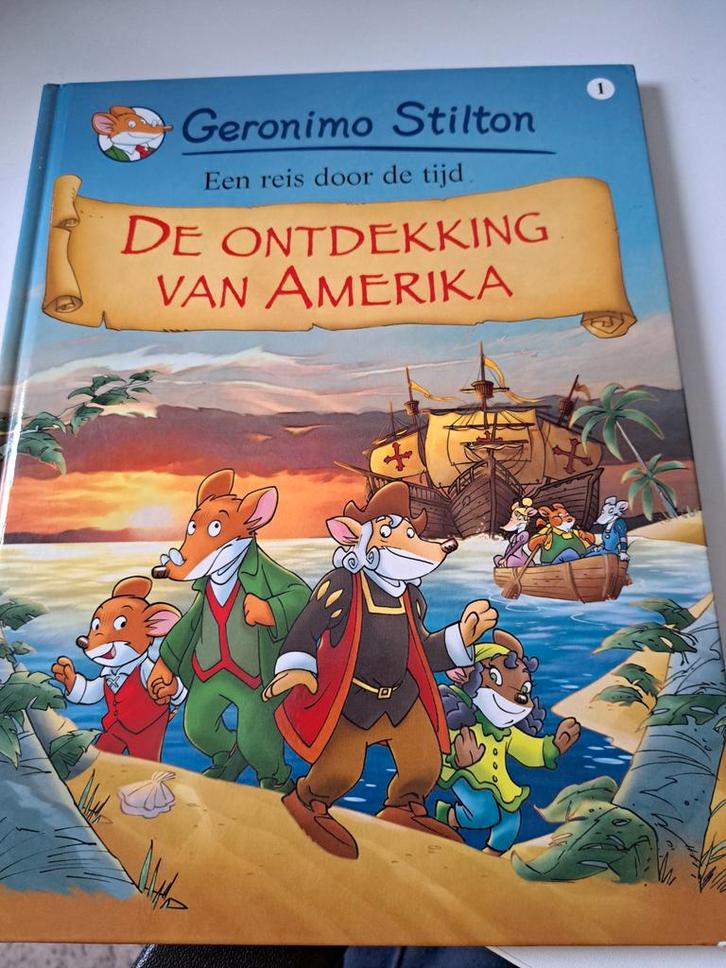 Geronomo Stilton - Ontdekking Van Amerika, Boeken, Stripboeken, Zo goed als nieuw, Eén stripboek, Ophalen of Verzenden