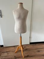 Paspop torso op houten standaard, Ophalen, Zo goed als nieuw, Paspop