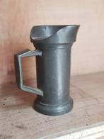 Tinnen miniatuur maatbeker kan 2cl., Verzenden