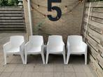 Tuinstoelen 4X, Ophalen, Zo goed als nieuw, Kunststof, Stapelbaar