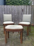 Vintage setje. Slaapkamer. Moet hergestoffeerd., Ophalen, Gebruikt, Bruin, Eén