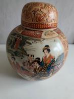 Antieke porselein pot  groot, Ophalen of Verzenden