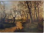 Schilderij "Bospad" door Jan van Raamsdonk, Antiek en Kunst, Kunst | Schilderijen | Klassiek, Ophalen